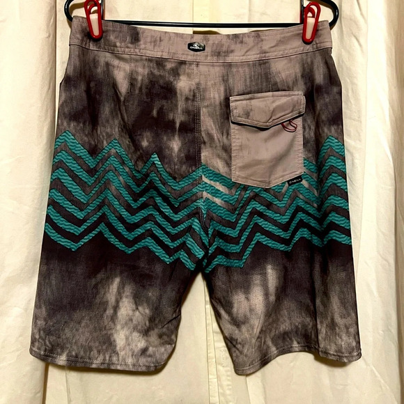 O'Neill Hyperfreak Zigee Boardshorts Men Beach Swim Short Men's Sz 30 - Picture 4 of 6